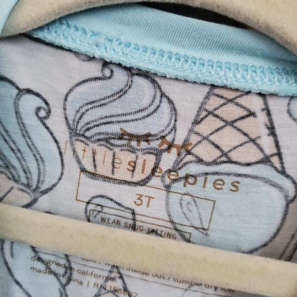 LAST CHANCE Little Sleepies Ice Cream Top - Picture 2 of 2